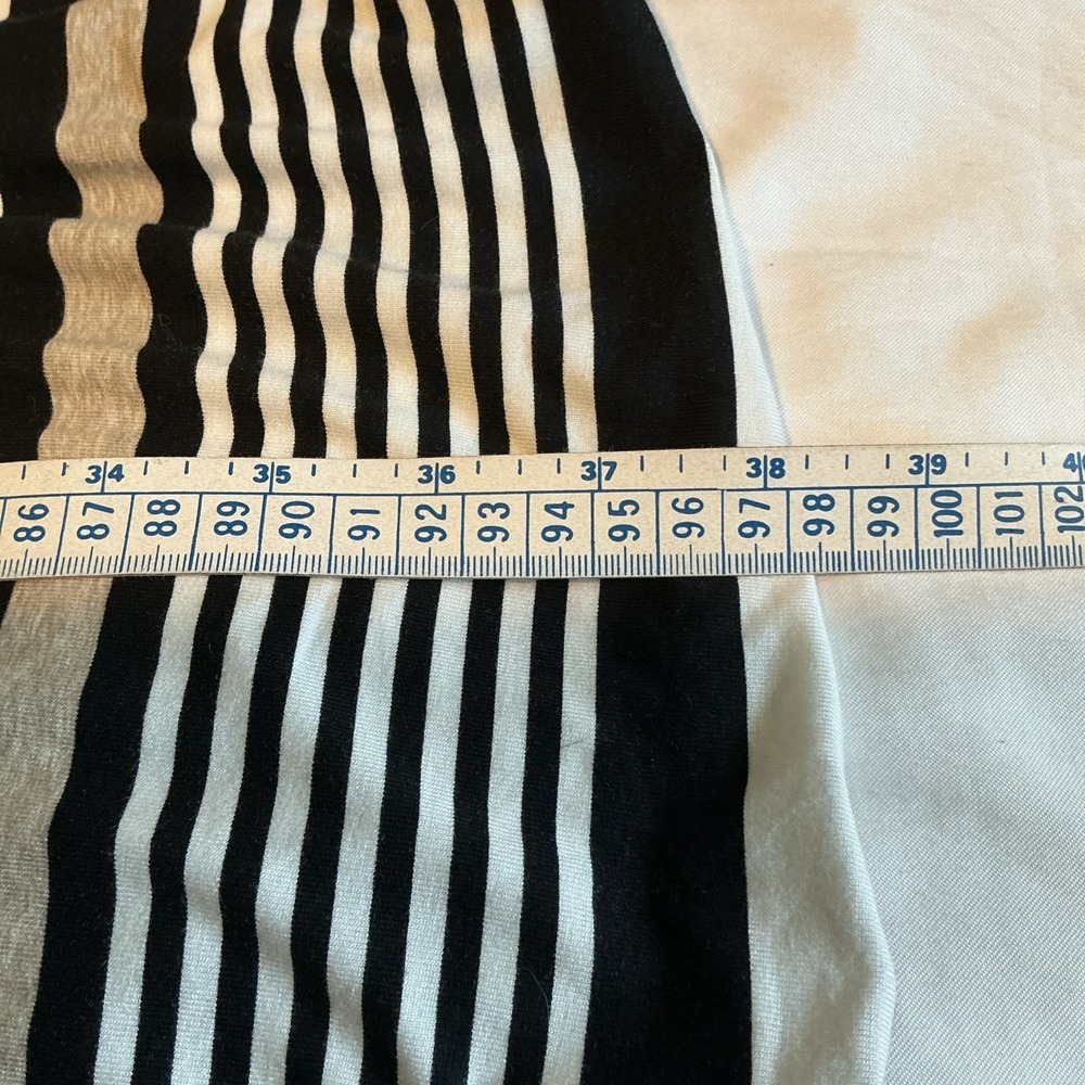 Catherines Neutral Striped Desert Springs Wrap Maxi Dress 4X 30/32W - Picture 9 of 11